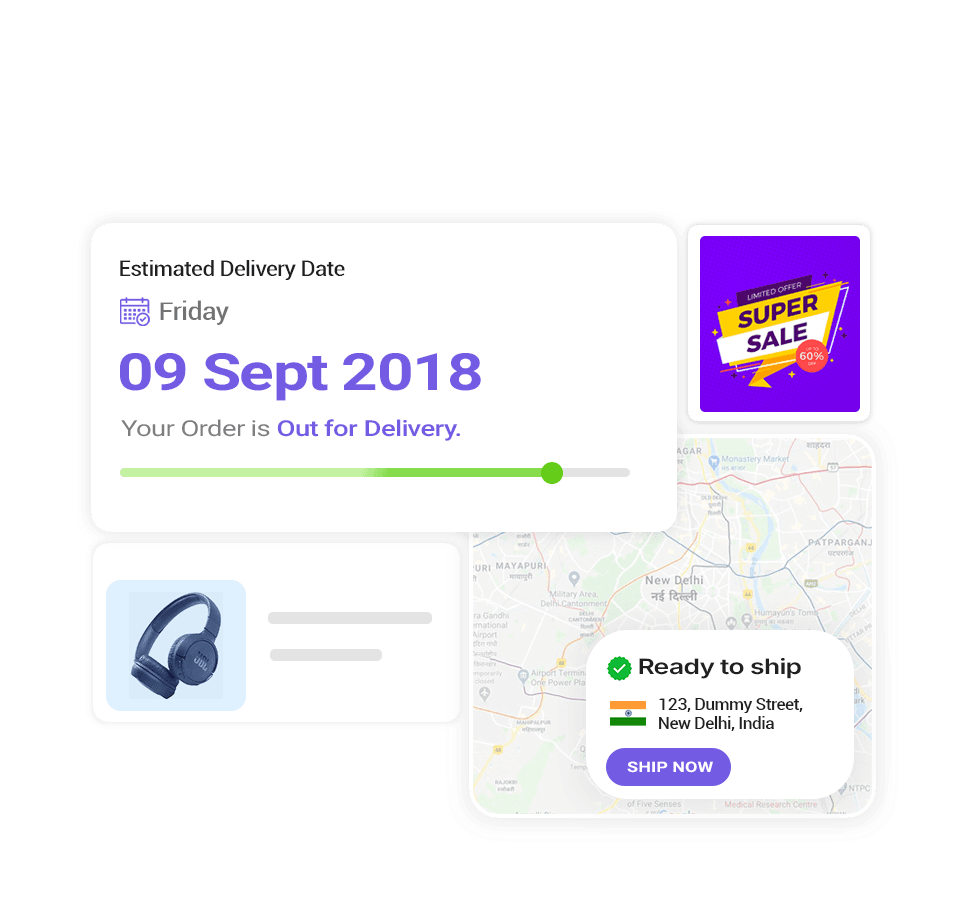 Branded tracking page